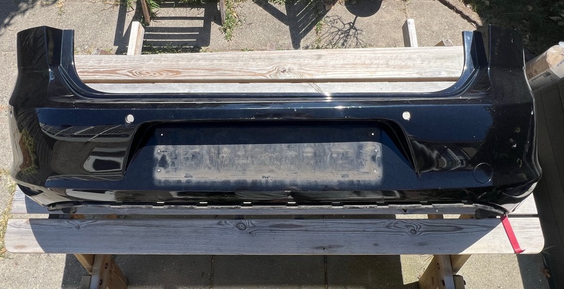 Achterbumper Volkswagen Golf 7 (5G6.807.421), Gebruikt, Volkswagen, Ophalen of Verzenden, Achter