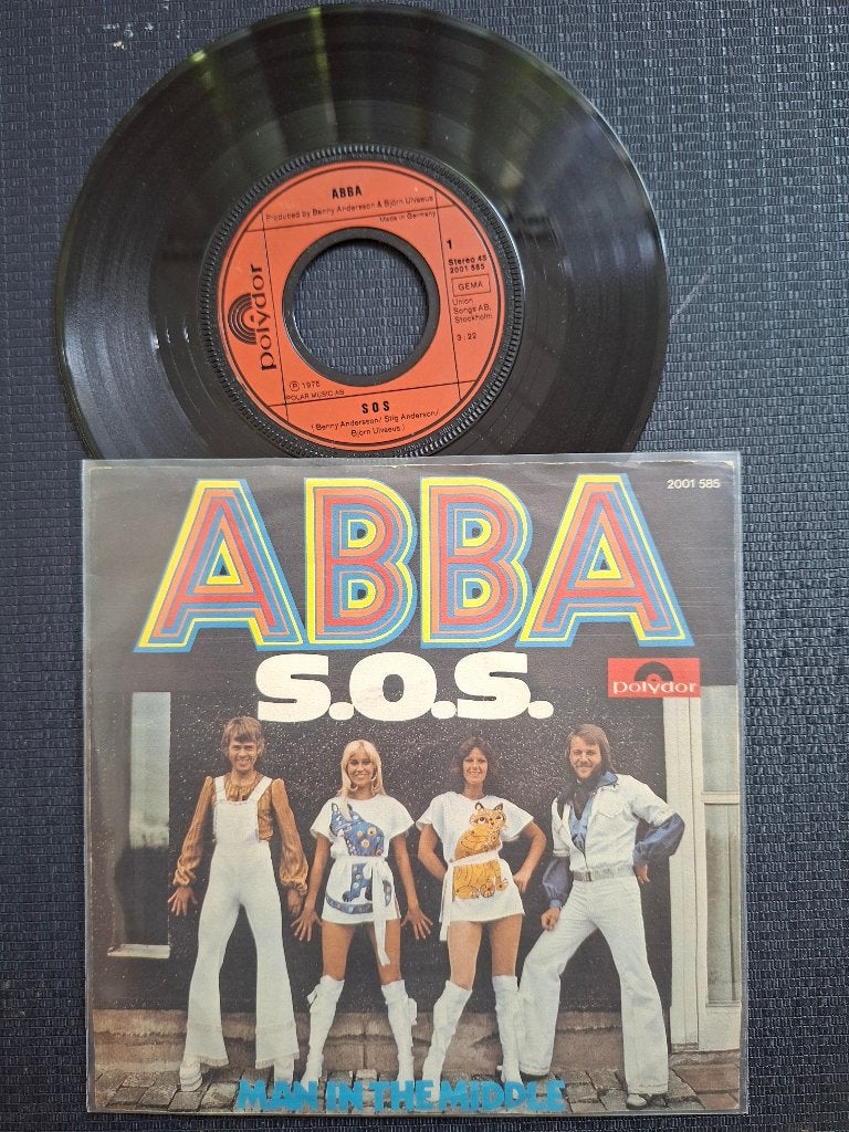 Abba - Sos, Cd's en Dvd's, Vinyl Singles, Ophalen of Verzenden, Gebruikt, Pop