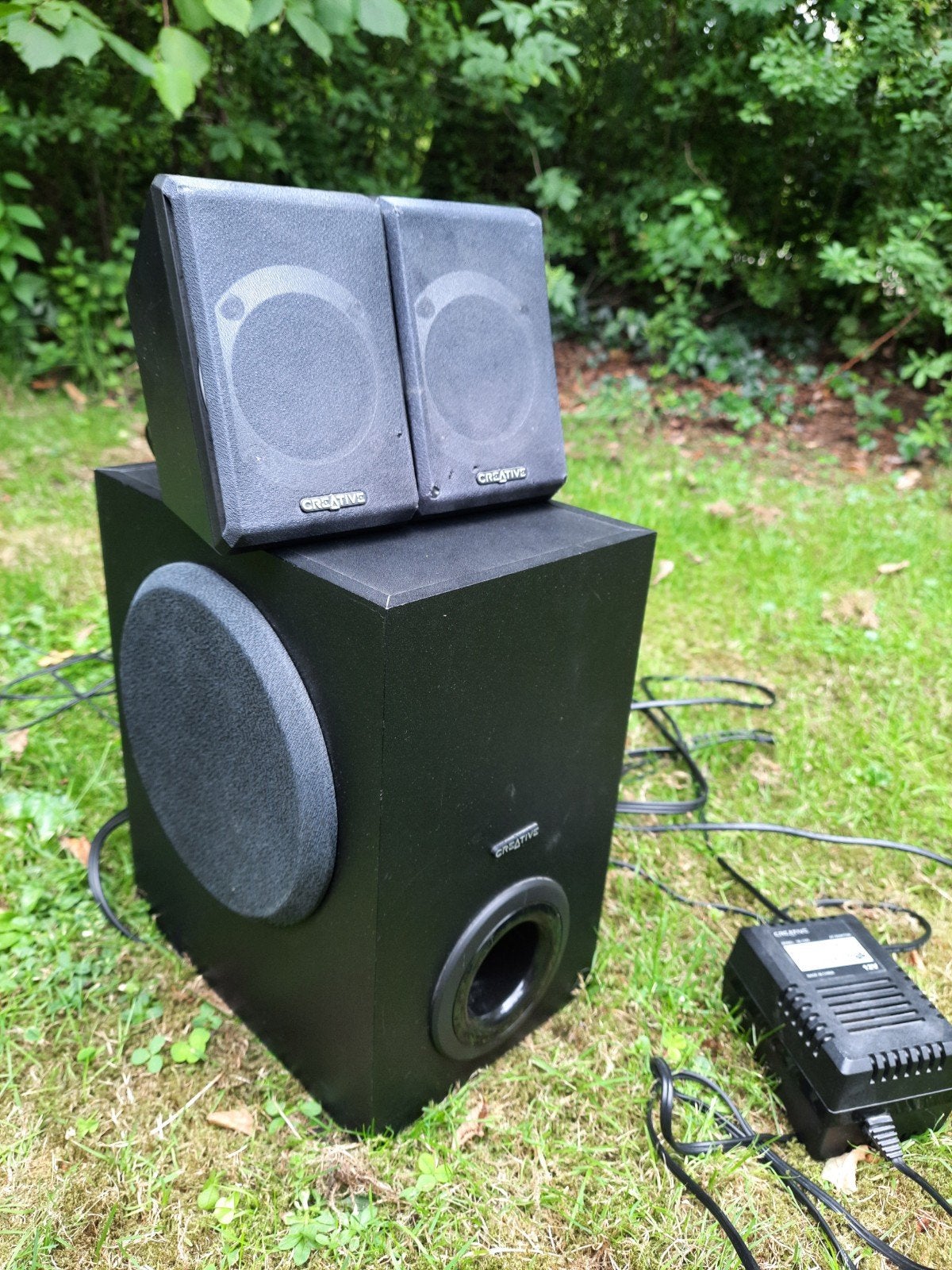 Creative Inspire P580 2.1 Luidsprekerset met Subwoofer, Computers en Software, Pc speakers, Ophalen of Verzenden, Gebruikt, Audiokanaal 2.1