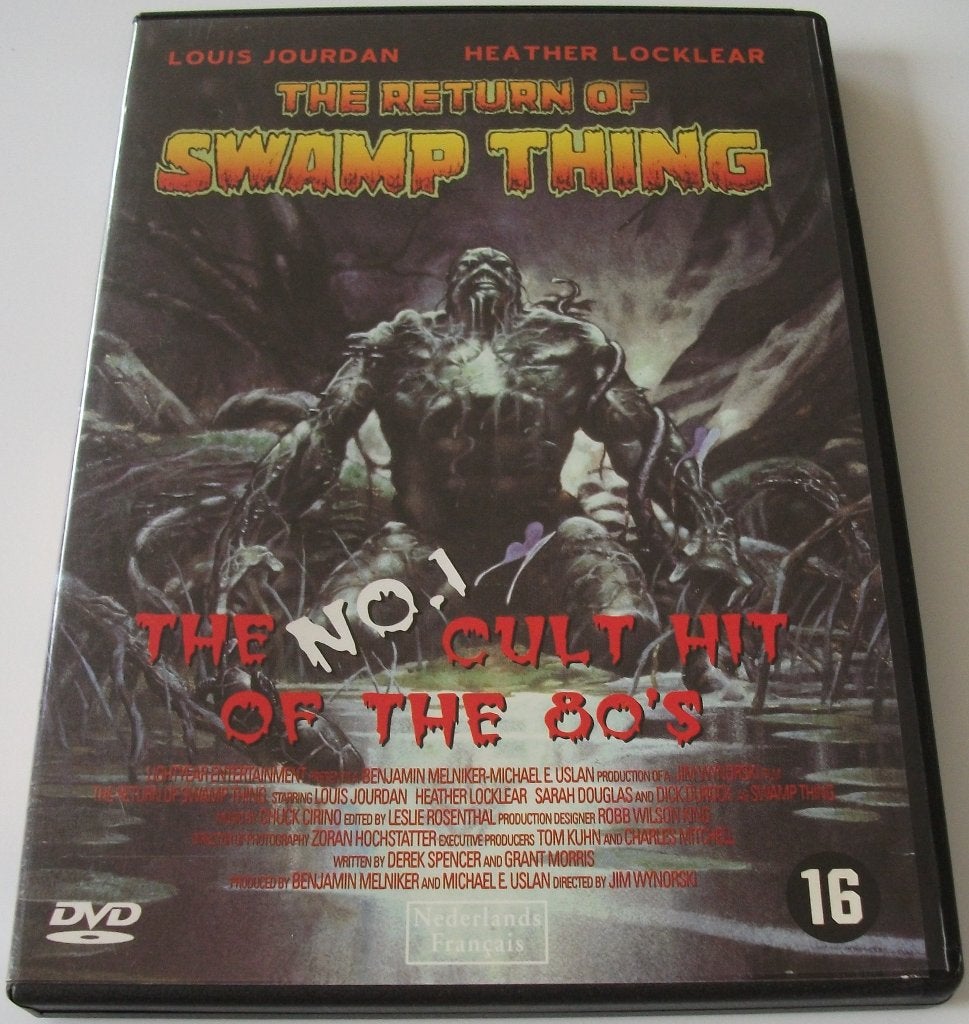 Dvd *** RETURN OF SWAMP THING *** No. 1 cult hit, Vanaf 16 jaar, Ophalen of Verzenden, Zo goed als nieuw, Overige genres