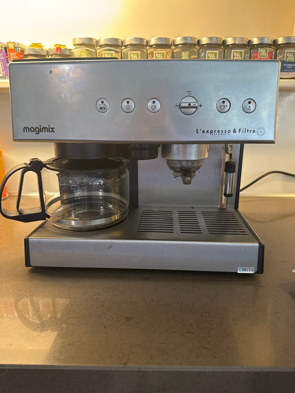 Magimix L'espresso & Filtre koffiezetapparaat, Gebruikt, 10 kopjes of meer, Gemalen koffie, Combi