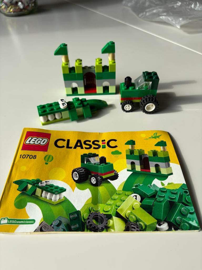 LEGO Classic 10708 Groene Creatieve, Kinderen en Baby's, Speelgoed | Bouwstenen, Zo goed als nieuw, Overige merken, Ophalen of Verzenden