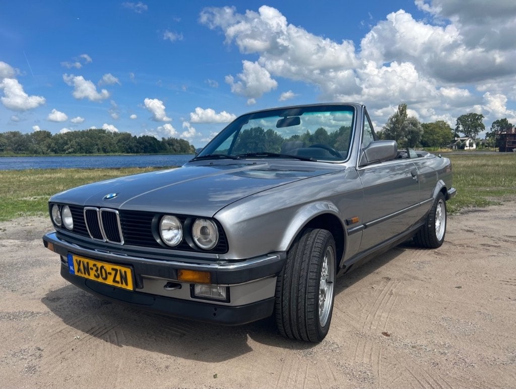 BMW 3-Serie 2.0 I 320 Cabriolet AUT U9 1989 Grijs, Automaat, 1280 kg, Cabriolet, Origineel Nederlands