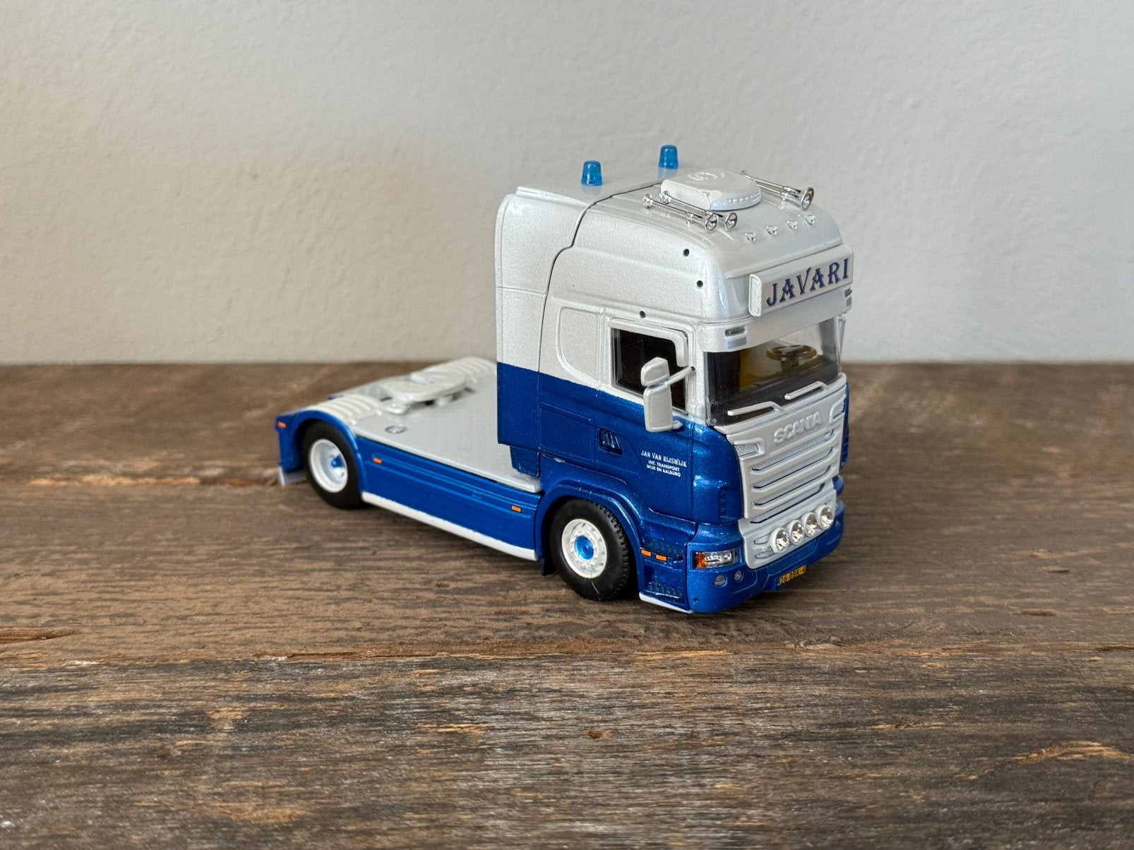Tekno - Scania Topline Javari, Ophalen of Verzenden, Zo goed als nieuw, Bus of Vrachtwagen, Tekno