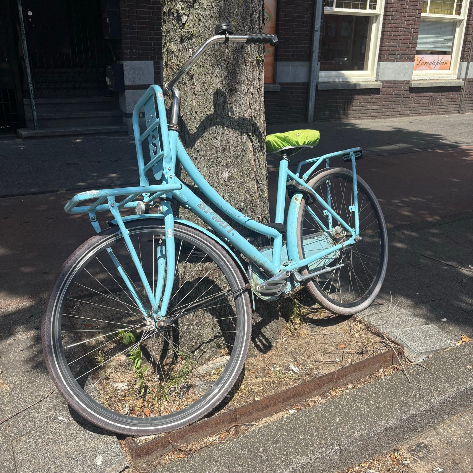City bike with coaster brake, light and bell - creaks, Ophalen, Gebruikt, Terugtraprem, Overige merken