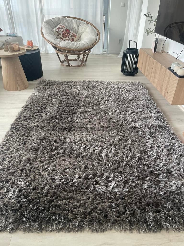 Kleed Riviera Maison taupe 160 x 230, Huis en Inrichting, Ophalen, 150 tot 200 cm, 200 cm of meer, Zo goed als nieuw