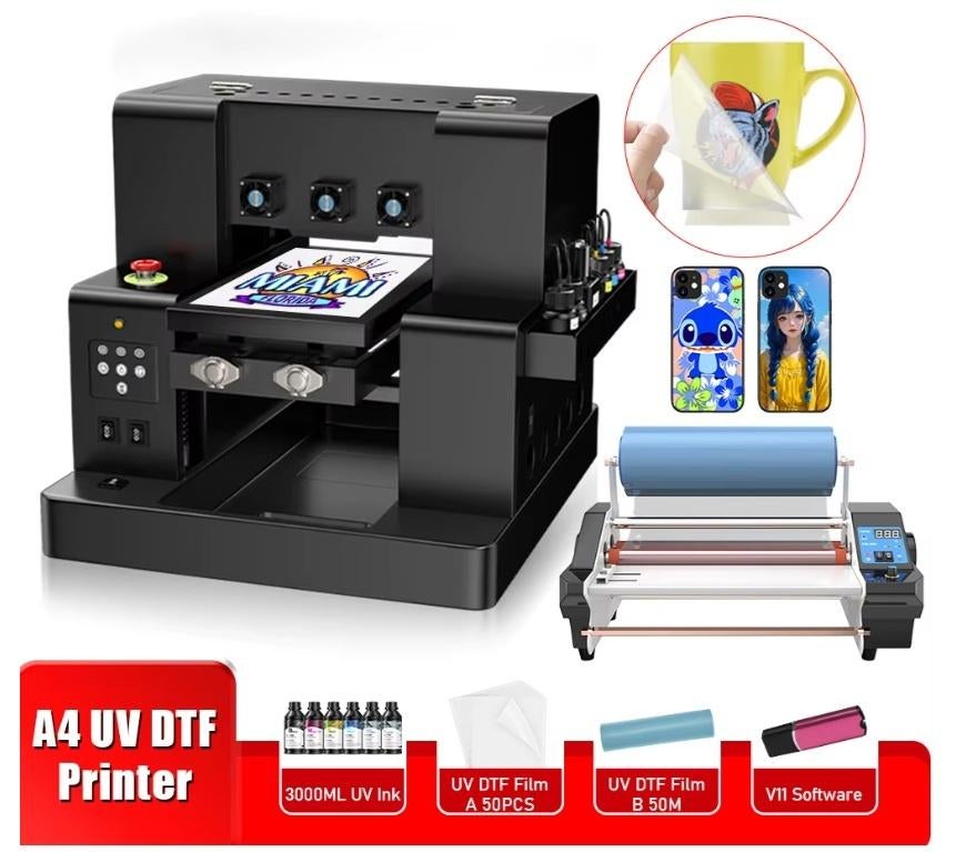 UV DTF printer Epson XP600 ACRORIP Glas leer keramiek hout, Computers en Software, Printers, Ophalen, Printer, Kleur printen, Zo goed als nieuw