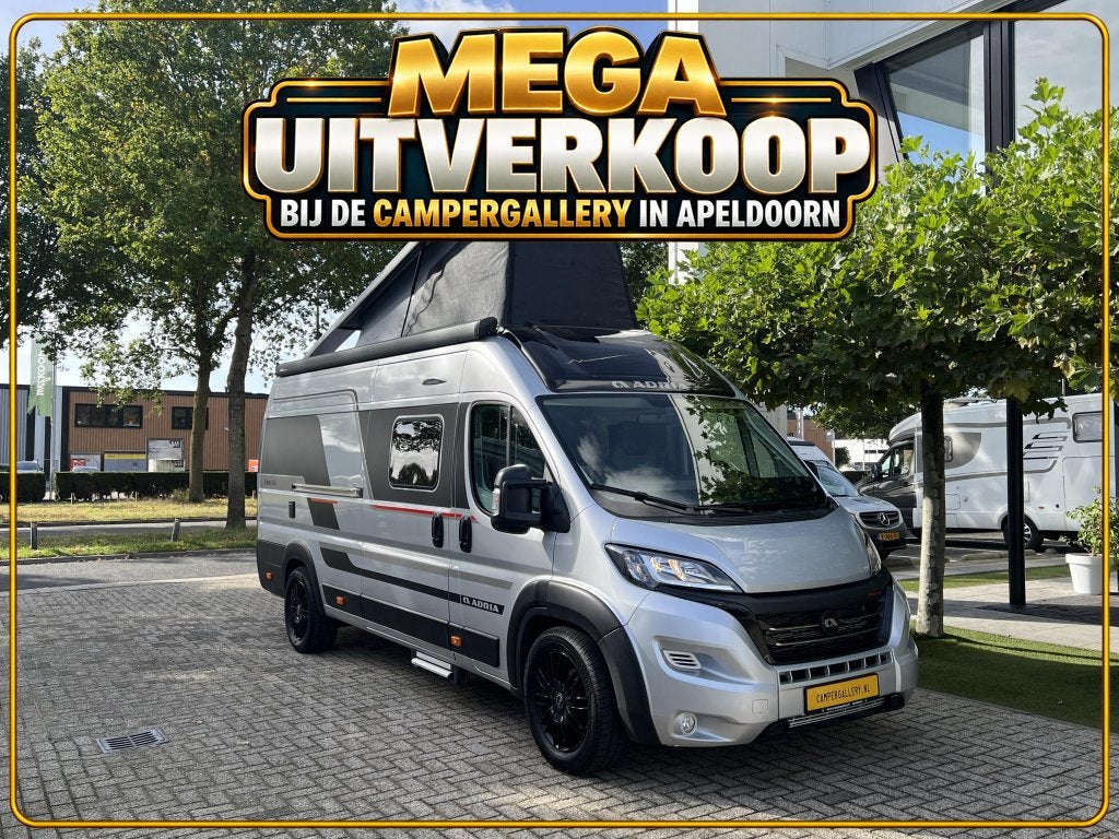 Adria Twin 640 SG SPORTS 9T AUTOMAAT ENKELE BEDDEN+HEFDAK, Caravans en Kamperen, Automaat, Buscamper of Camperbus, Fiat, 6 tot 7 meter