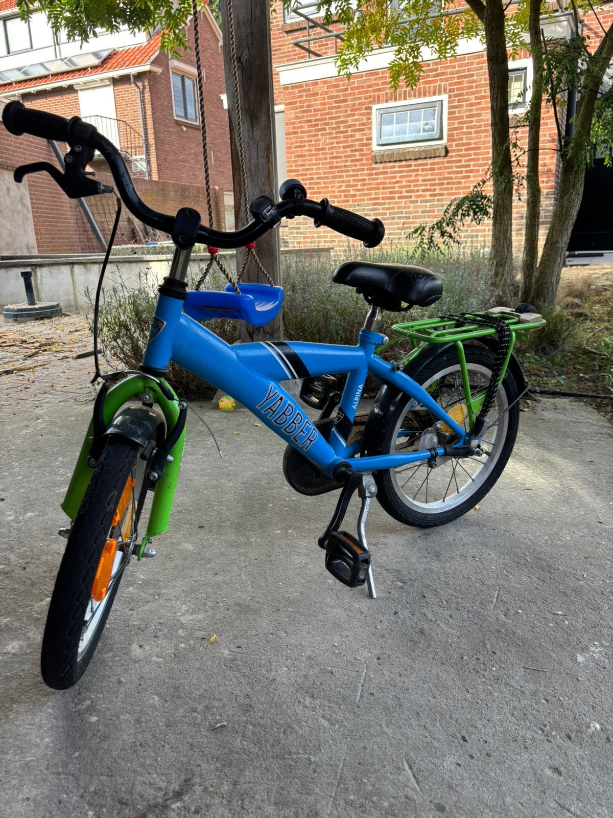 Kinderfiets - 16 inch, Ophalen, Gebruikt, Terugtraprem, 16 inch
