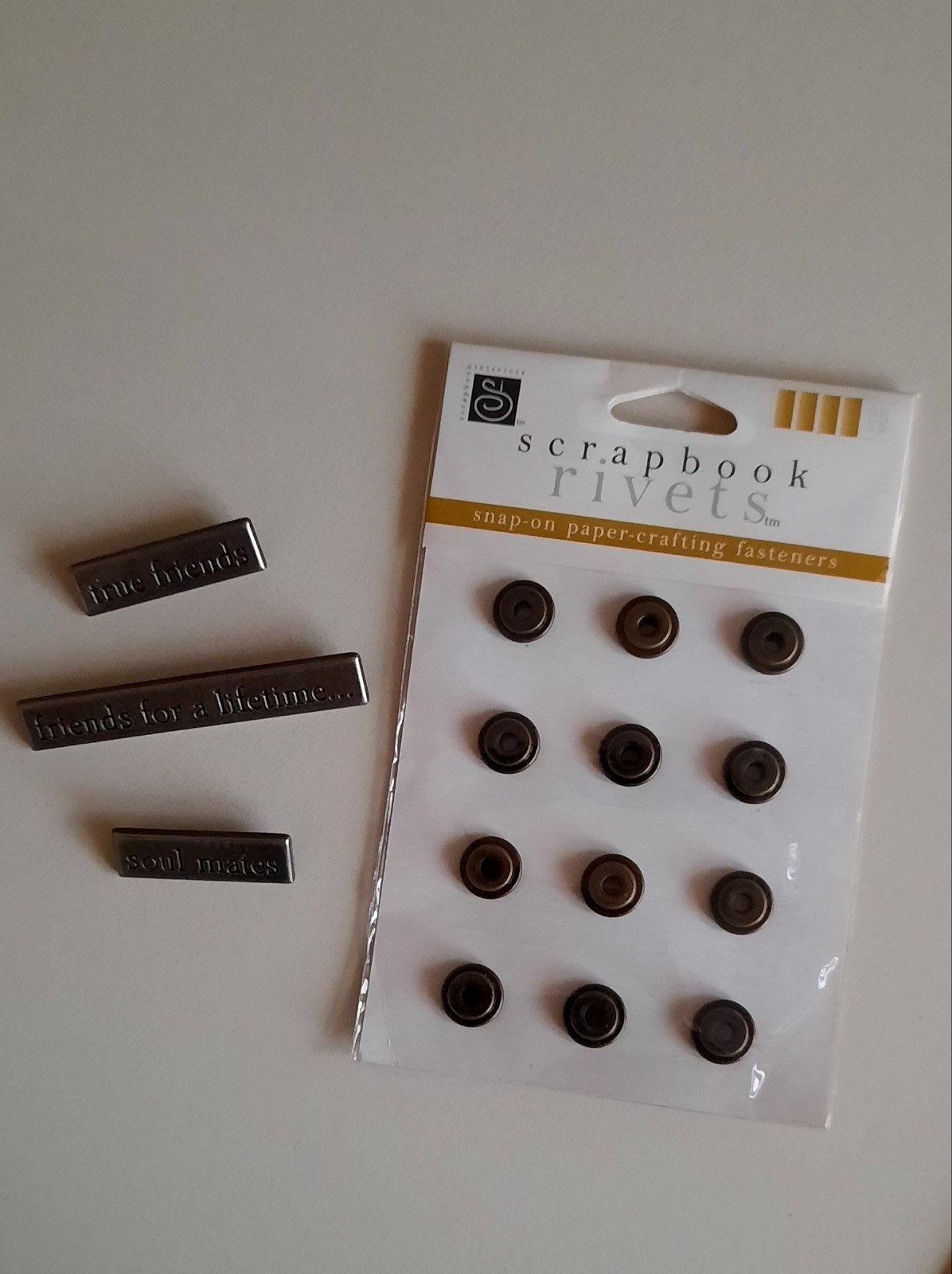Scrapbook rivets, Ophalen of Verzenden, Nieuw, Versiering of Embellishment