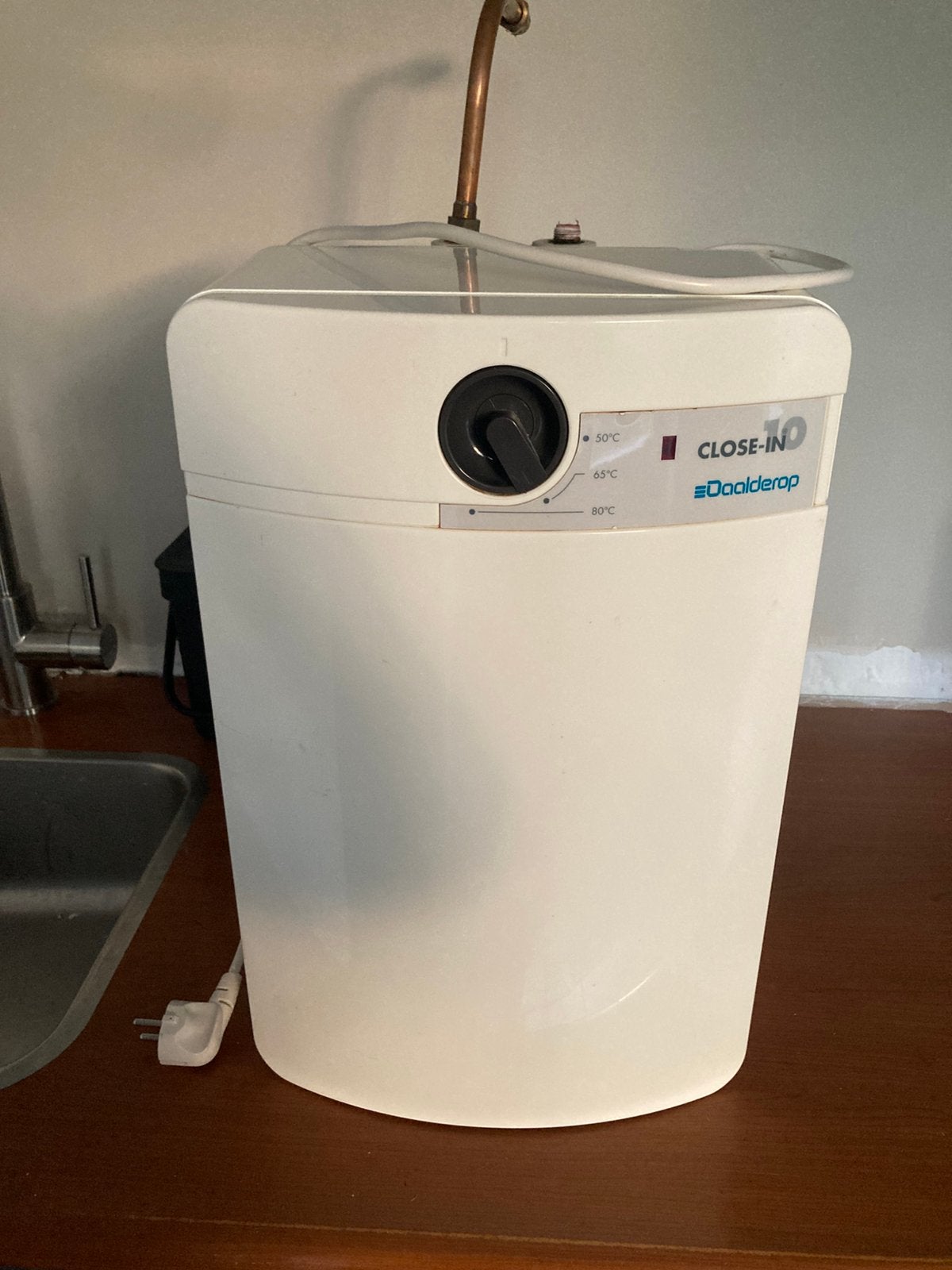 Daalderop close-in boiler, keuken, 10 liter, Ophalen, Gebruikt, Boiler, Minder dan 20 liter