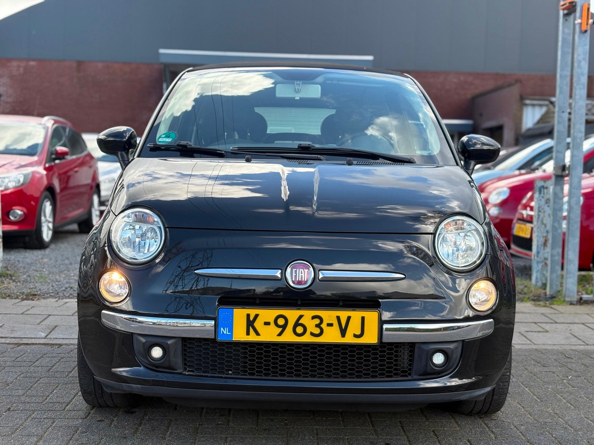 Fiat 500 C 1.2 Lounge | Airco | Half Leder | 16” LMV |, Auto's, Voorwielaandrijving, Gebruikt, 4 cilinders, Cabriolet