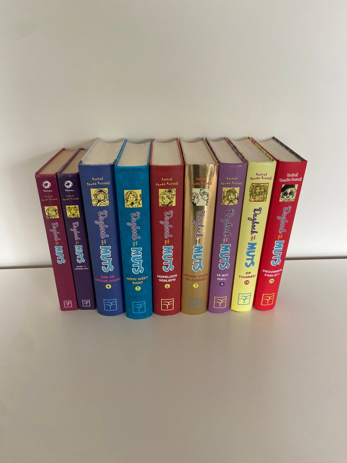 Mooie set boeken van 9, Dagboek van een Muts., Ophalen, Zo goed als nieuw