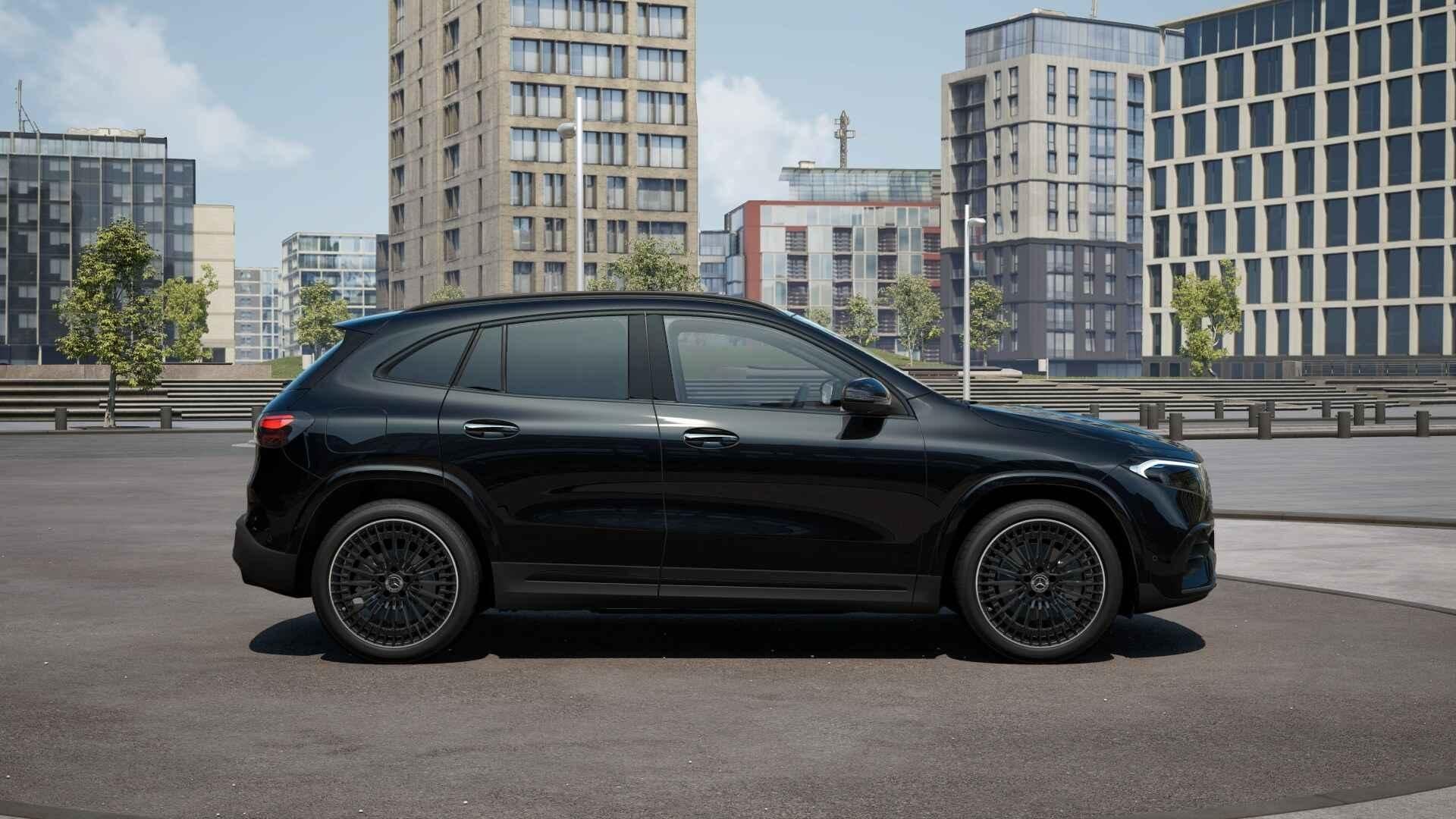 Mercedes-Benz EQA 250+ Business Solution AMG 71 kWh | Night, Auto's, Dealer onderhouden, Gebruikt, Zwart, 445 min