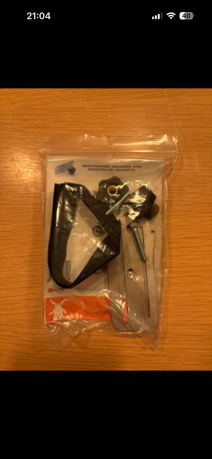Melia bevestigingsset baby/peuterschaal bakfiets, Ophalen of Verzenden, Nieuw