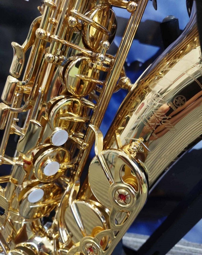 Yamaha YAS-875 EX Custom Alt Saxofoon, Muziek en Instrumenten, Blaasinstrumenten | Saxofoons, Zo goed als nieuw, Alt, Met koffer