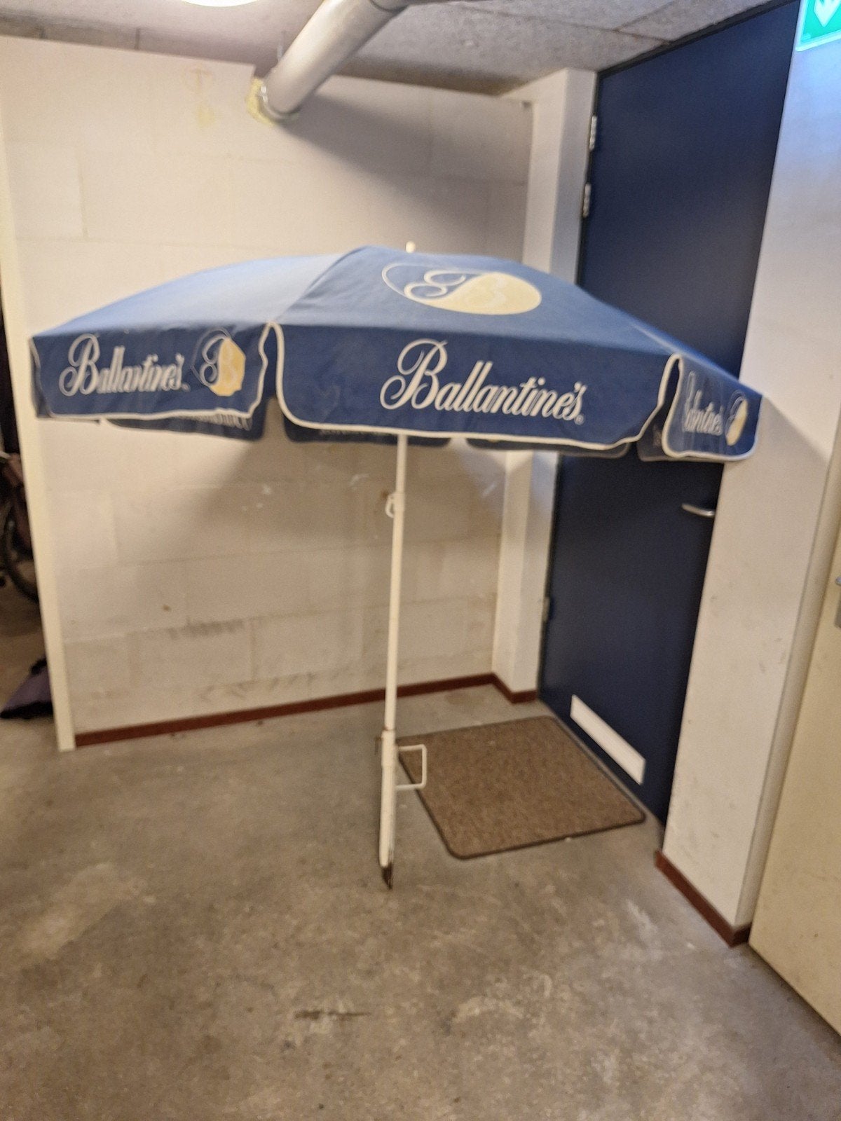 Leuke blauwe parasol, Ophalen of Verzenden, 1 tot 2 meter, Strandparasol