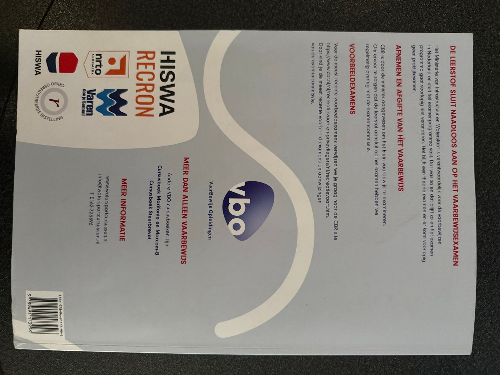 Vaarbewijs theorie boek 1 & 2 - Inclusief oefenvragen, Ophalen of Verzenden, Zo goed als nieuw, Overige niveaus