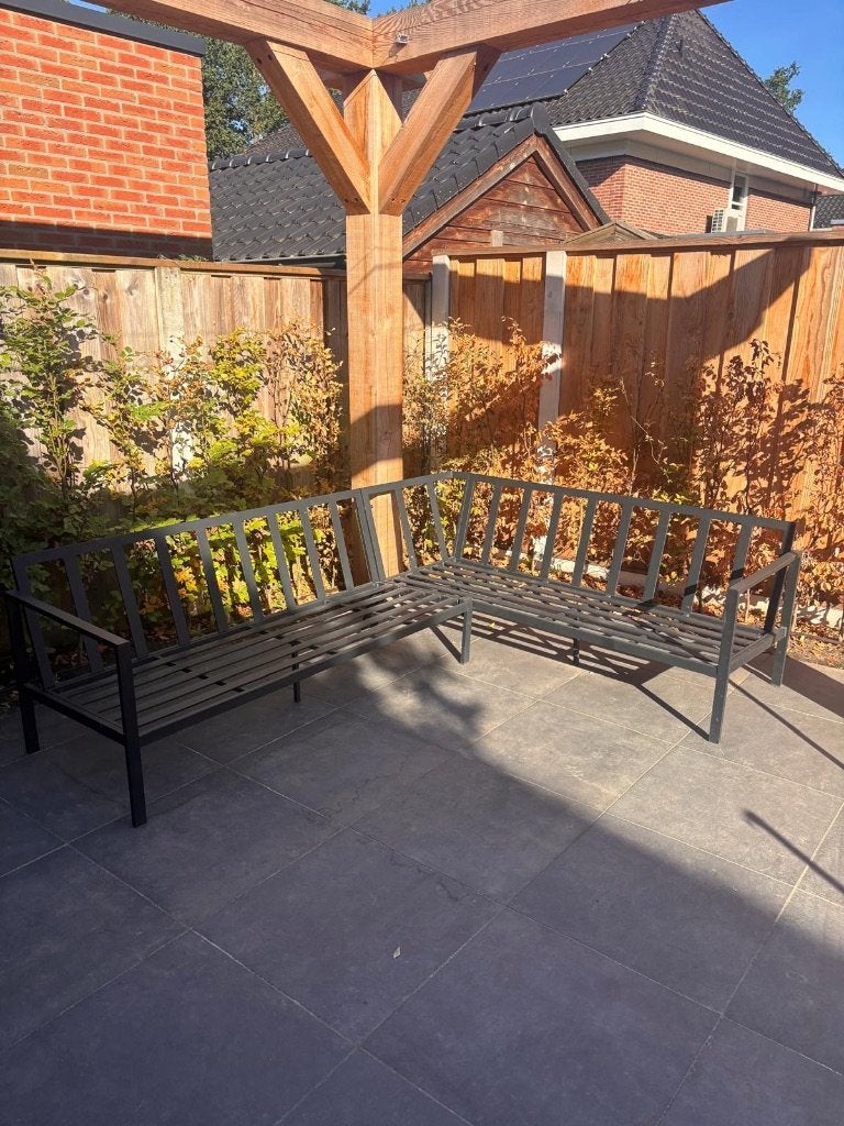 loungeset, Ophalen, 4 zitplaatsen, Gebruikt, Aluminium