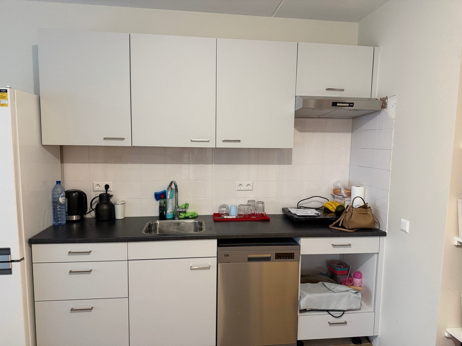 Bruynzeel Keuken - Compleet en Modern, Ophalen, Wit, Enkelwandige keuken, Zo goed als nieuw