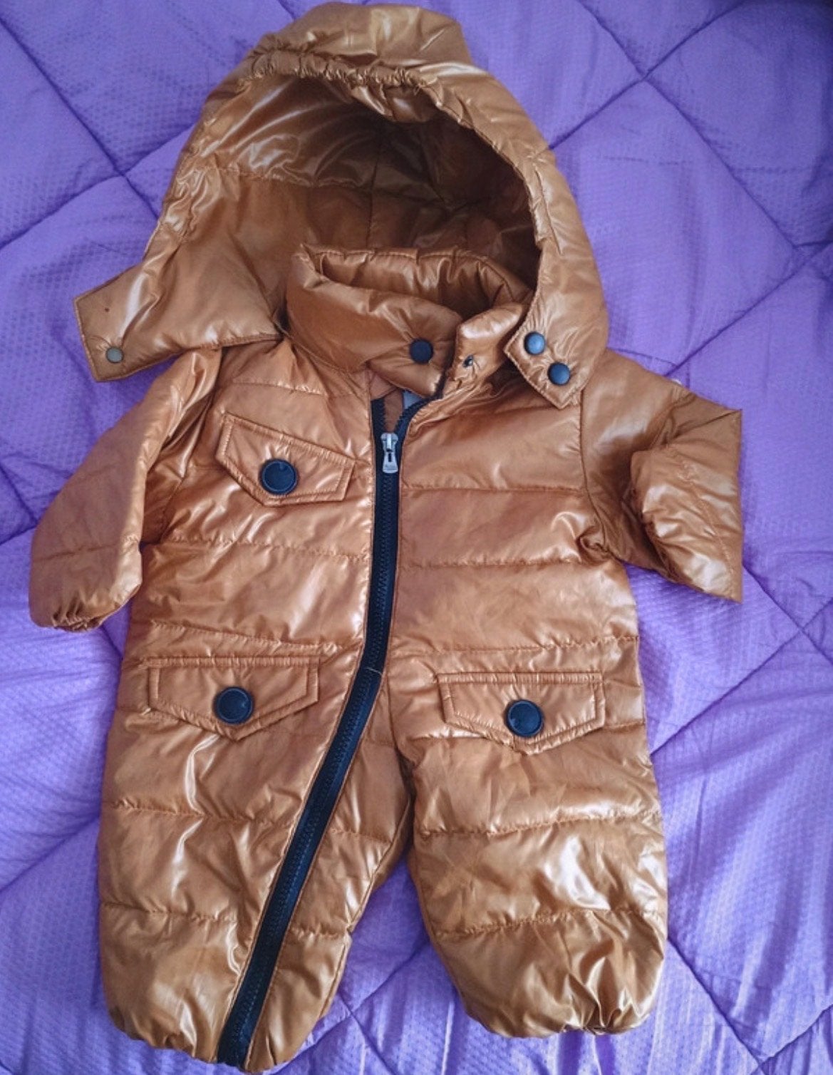 Moncler baby skipak / winterpak - 3-6 maanden, Kinderen en Baby's, Ophalen of Verzenden, Zo goed als nieuw, Jongetje of Meisje