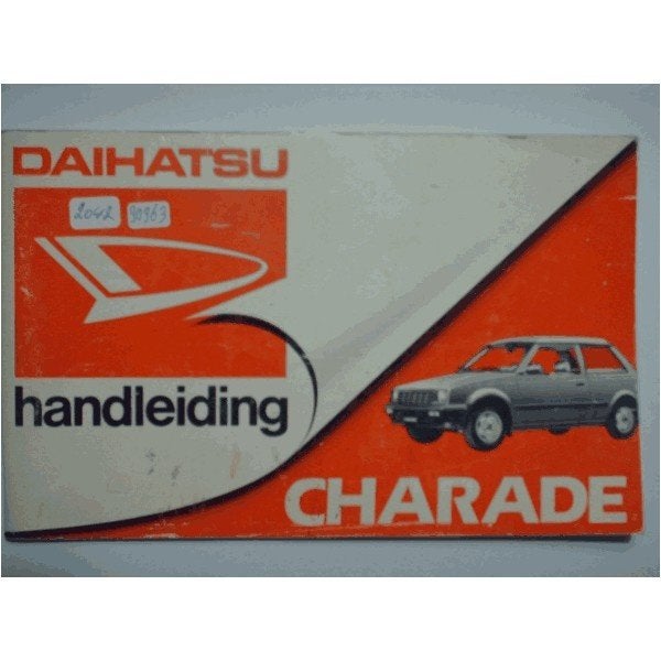 Daihatsu Charade Instructieboekje 1983 #1 Nederlands, Auto diversen, Ophalen of Verzenden