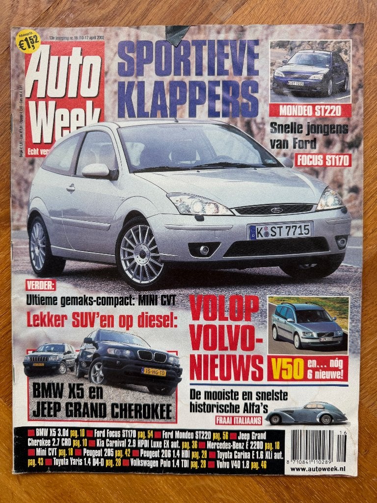 Autoweek nr. 16 2002 *, Verzenden, Nieuw, Autoweek, Algemeen