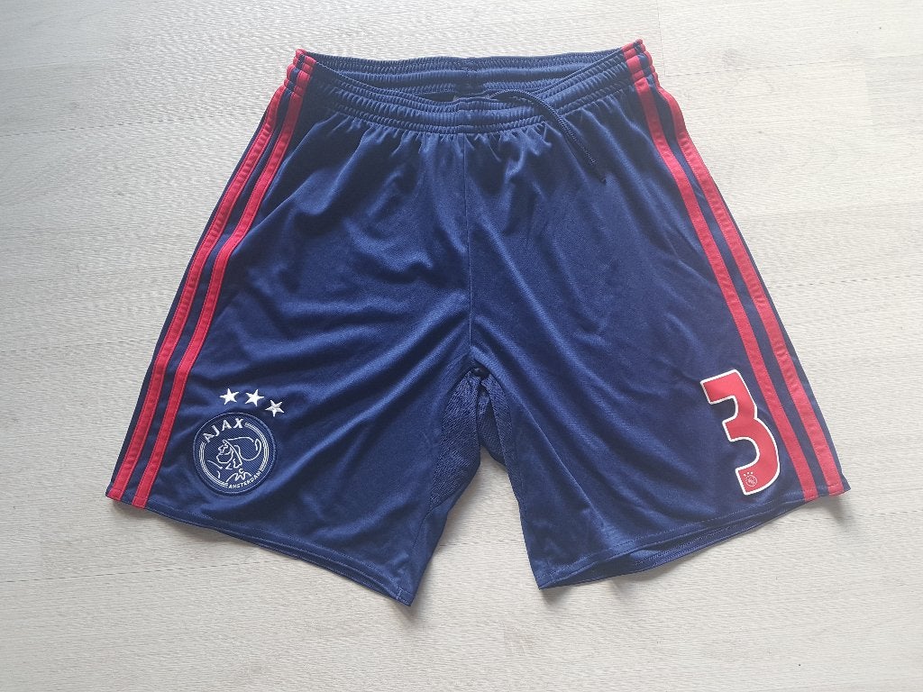 Ajax UIT Short! Seizoen 17/18! Mt S! Nr 4!, Ophalen of Verzenden, Zo goed als nieuw, Voetbal, Rood