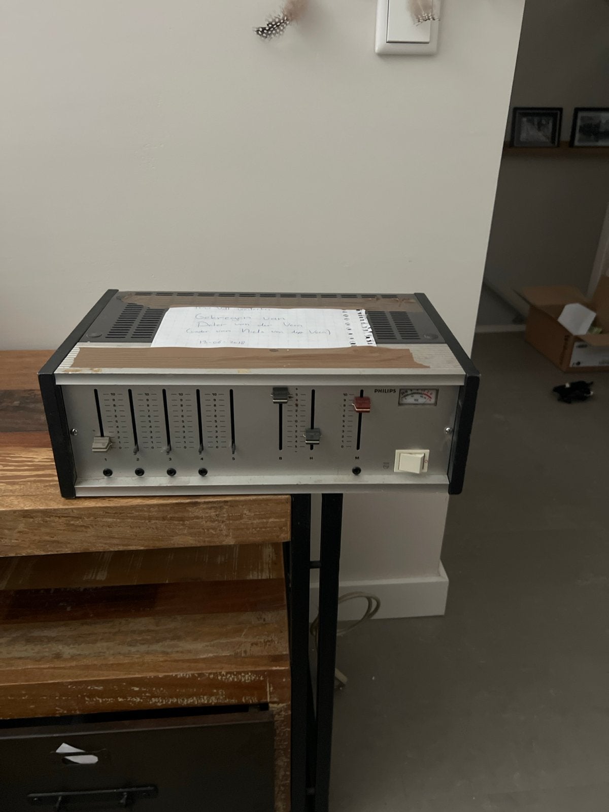 Philips LBB1142/00 Analoge Mono Mengversterker SQ4-serie, Minder dan 60 watt, Ophalen, Overige merken, Gebruikt