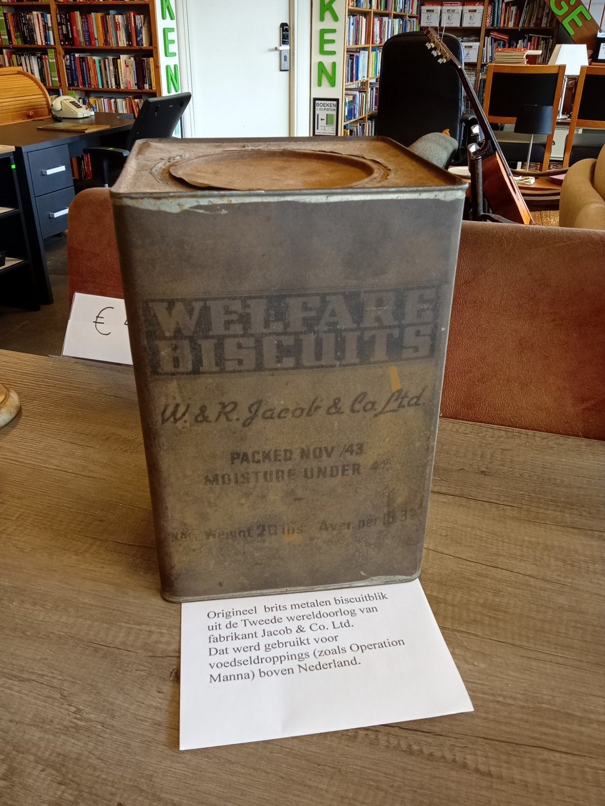 Welfare biscuits, ww2, 2e wereldoorlog, Ophalen