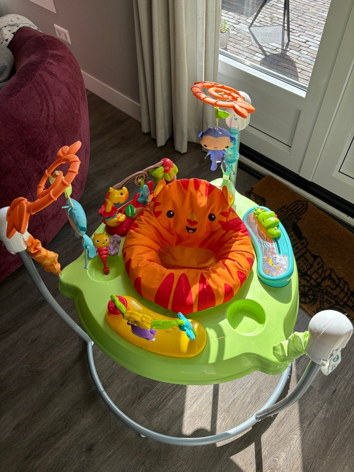 Fisher-Price Jumperoo - Zo goed als nieuw, Ophalen, Zo goed als nieuw, Overige typen, Met licht