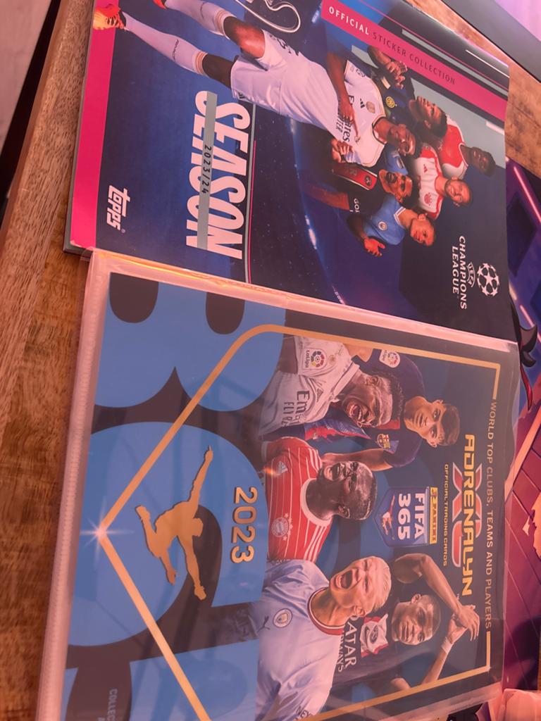 Twee incomplete voetbalalbums: Champions League & FIFA 365, Ophalen, Gebruikt, Buitenlandse clubs, Boek of Tijdschrift