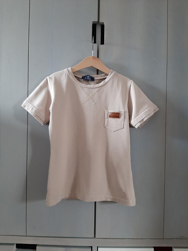 Port Lavande Shirt Eduard zand maat 128 als nieuw!, Ophalen of Verzenden, Zo goed als nieuw, Shirt of Longsleeve, Jongen