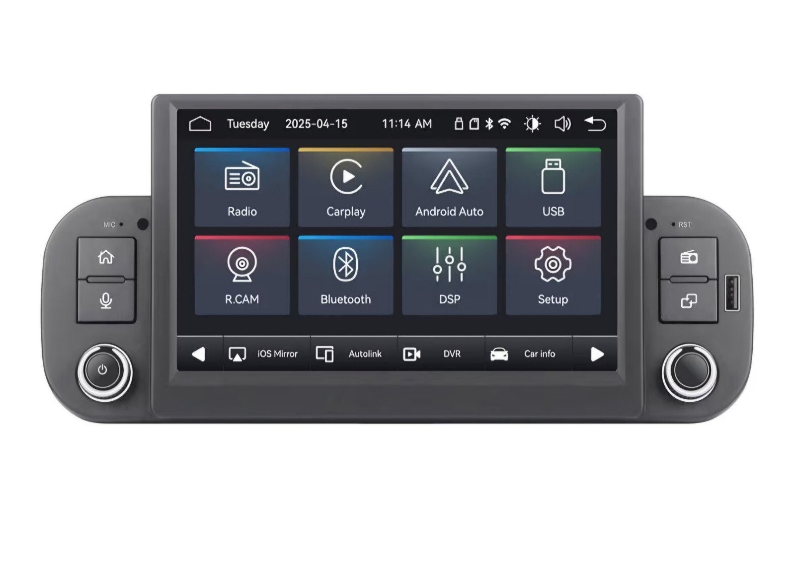 Carplay multimedia fiat panda 3, Ophalen of Verzenden, Zo goed als nieuw