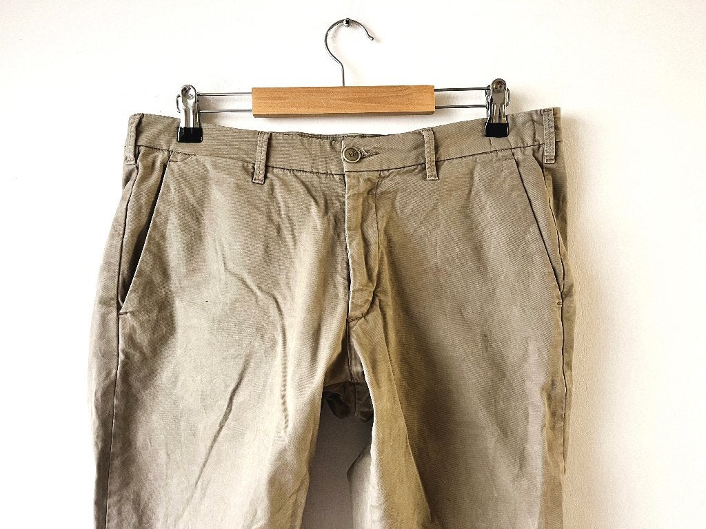 Gentiluomo beige broek pantalon regular fit, maat 48, Kleding | Heren, Maat 48/50 (M), Beige, Ophalen of Verzenden, Zo goed als nieuw