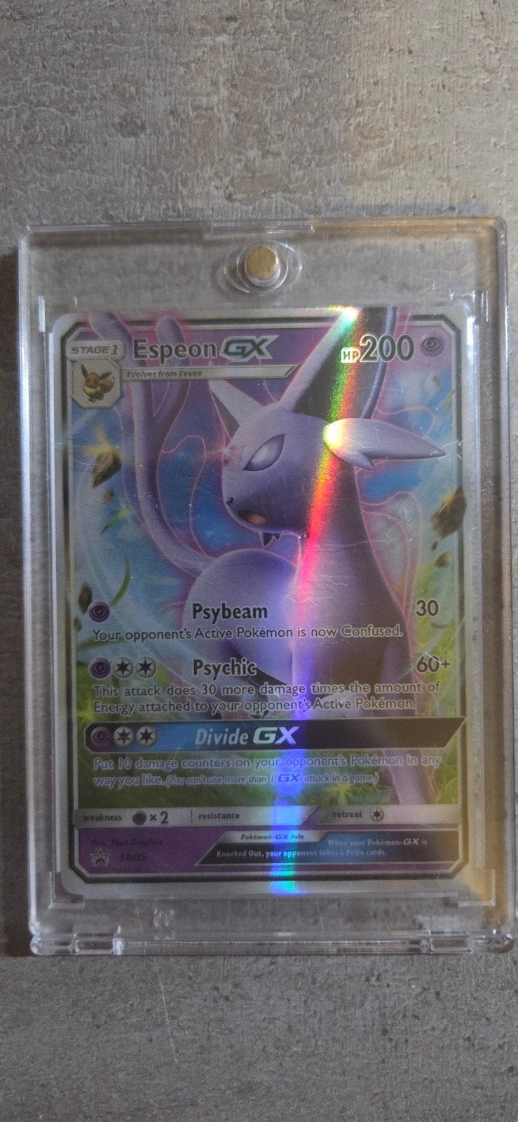 Pokemon kaart Espeon, Verzenden, Zo goed als nieuw