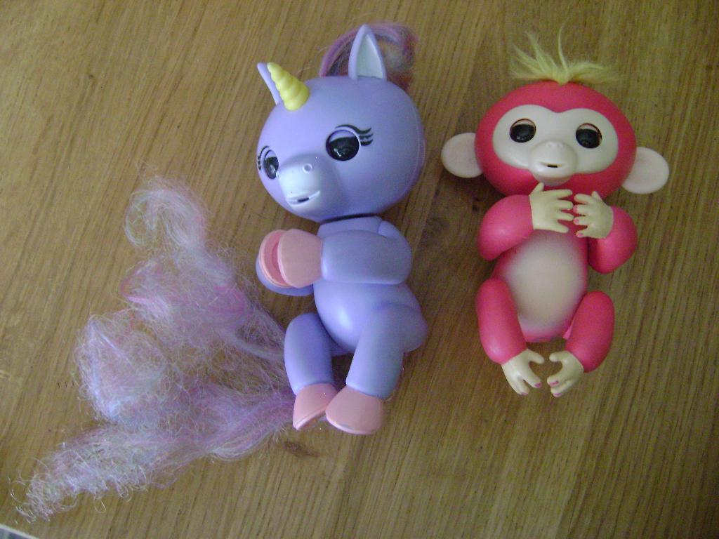 Fingerlings eenhoorn en aap, Ophalen of Verzenden, Gebruikt