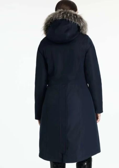 LeMieux Jas Anya Waterproof Lang Navy, Dieren en Toebehoren, Paardrijkleding, Gebruikt, Overige soorten, Ophalen of Verzenden