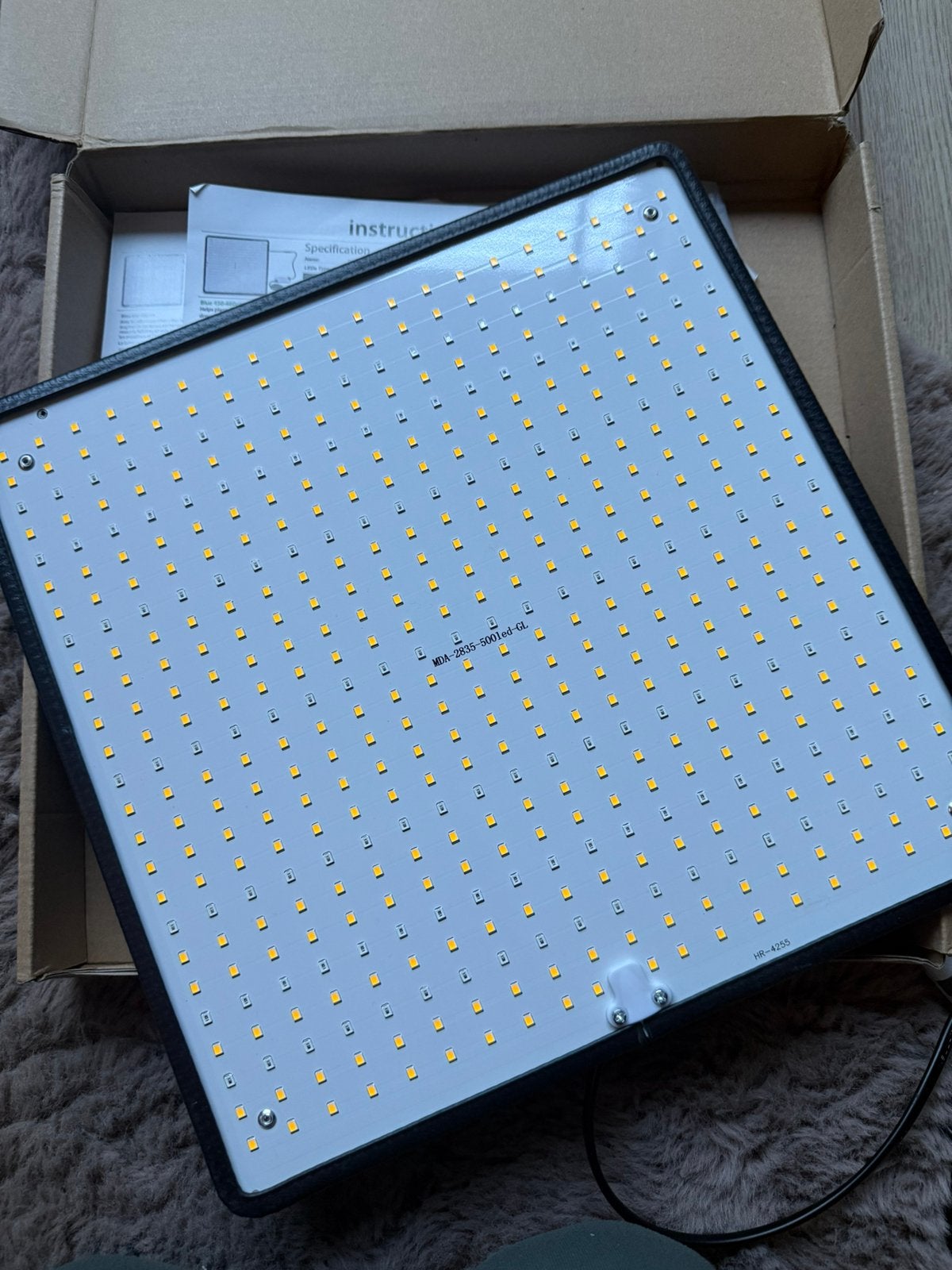 Ledlamp/groeilamp, nieuw, 500leds, Tuin en Terras, Ophalen of Verzenden, Nieuw, Kweeklamp