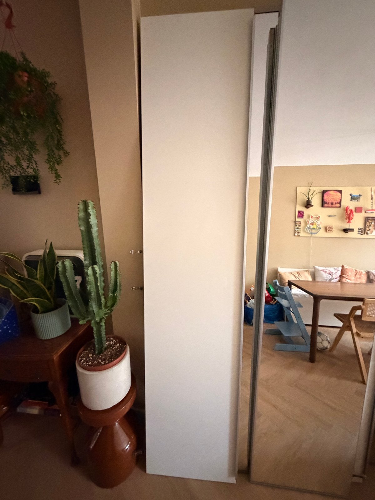 Ikea Pax deur 1 deur 50 cm, 2.36 hoog, hoogglans creme, Ophalen, Gebruikt, 200 cm of meer, 50 tot 100 cm
