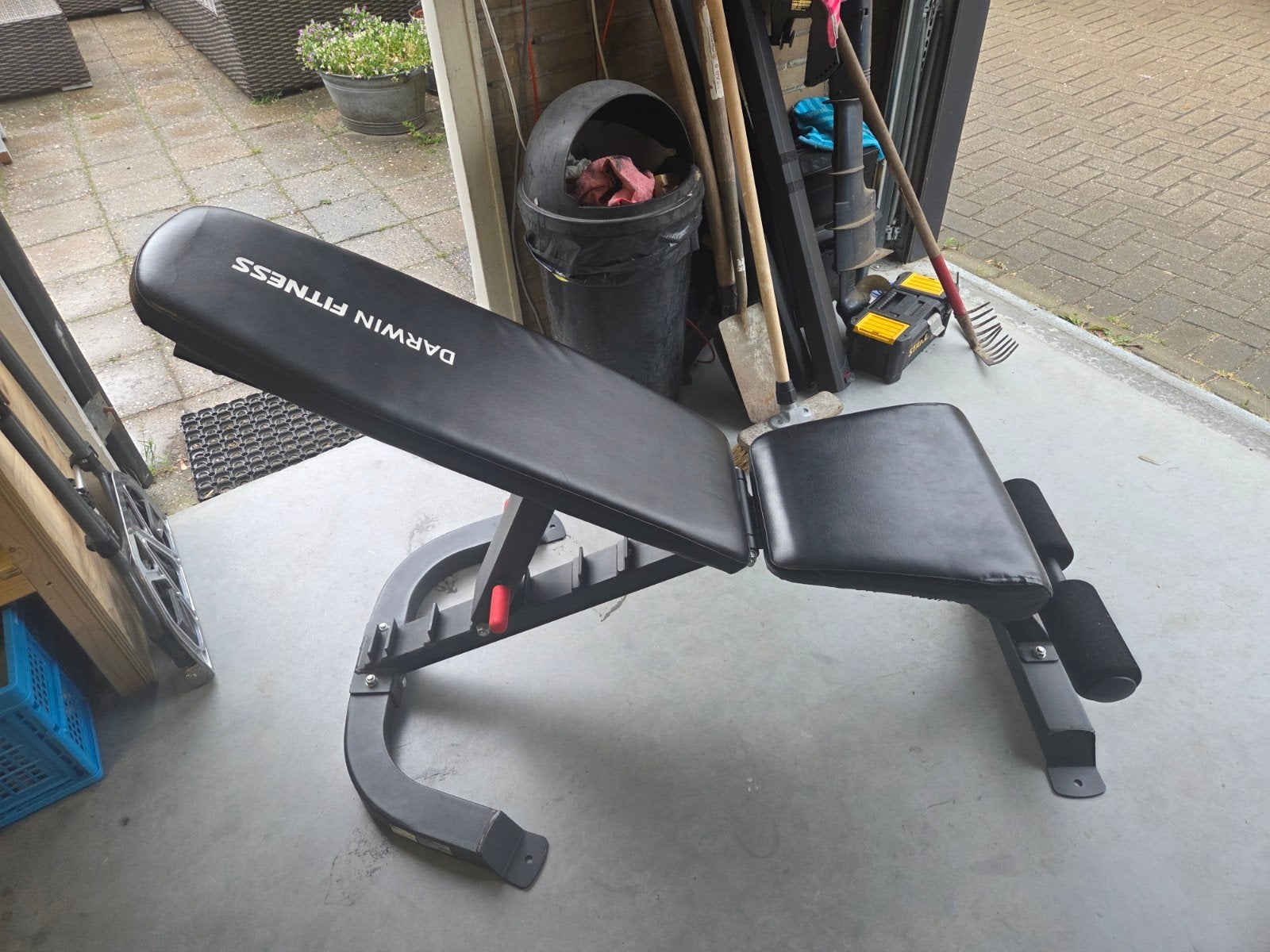 Darwin FB70 fitnesbank / halterbank, Sport en Fitness, Fitnessmaterialen, Ophalen of Verzenden, Gebruikt, Fitnessbank