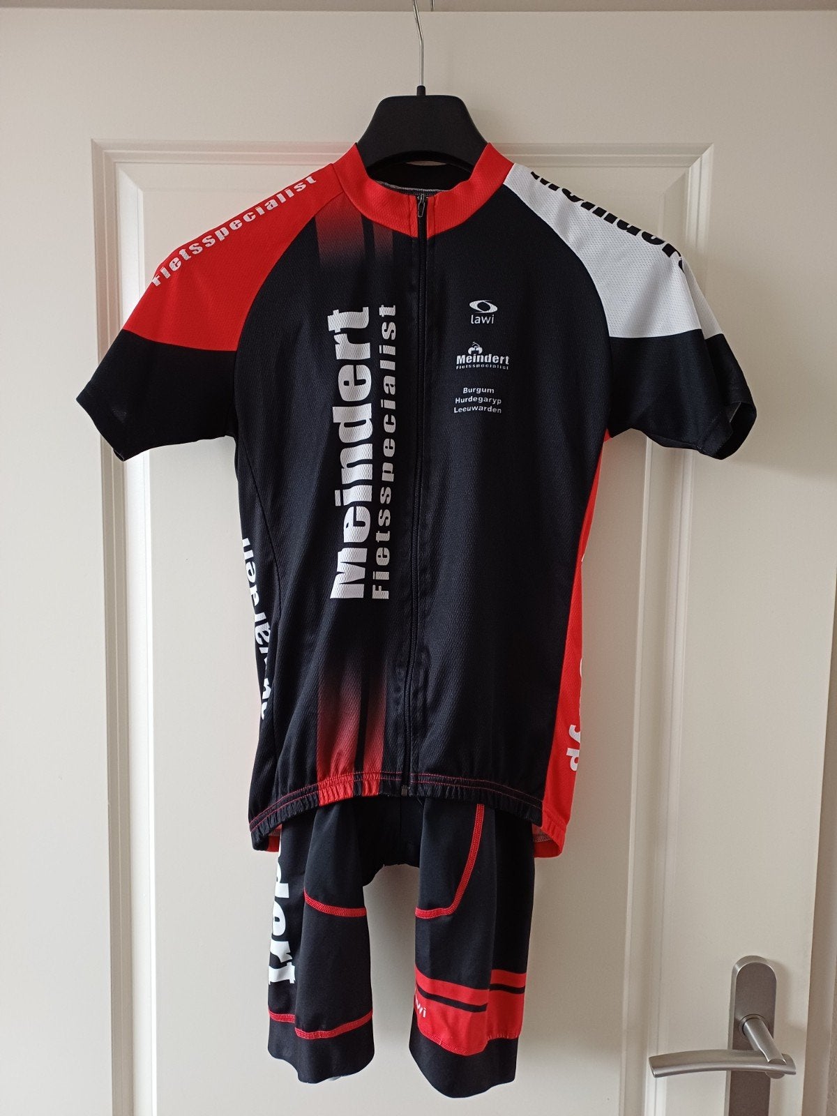 Fietsshirt maat XXS en broek maat XS, Fietsen en Brommers, Fietsaccessoires | Fietskleding, Kinderen, Ophalen of Verzenden, Zo goed als nieuw