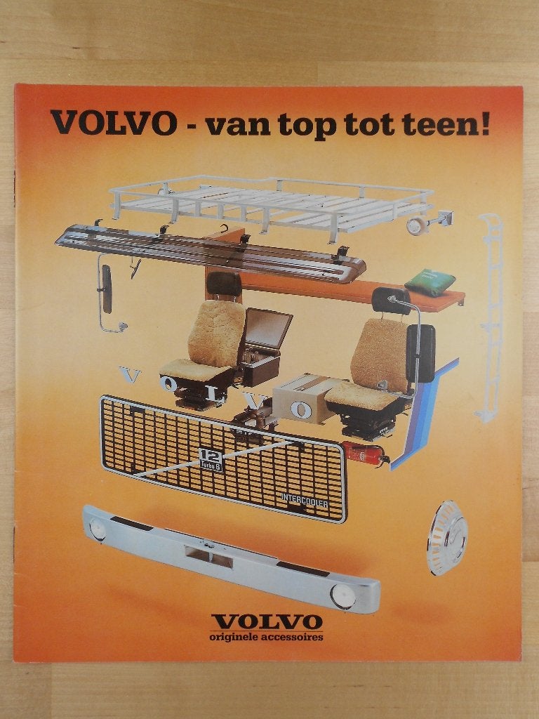 Volvo Accessoires Brochure 1982 F12 N12 F10 N10 F7 N7 F6 F4, Volvo, Zo goed als nieuw, Volvo, Ophalen of Verzenden