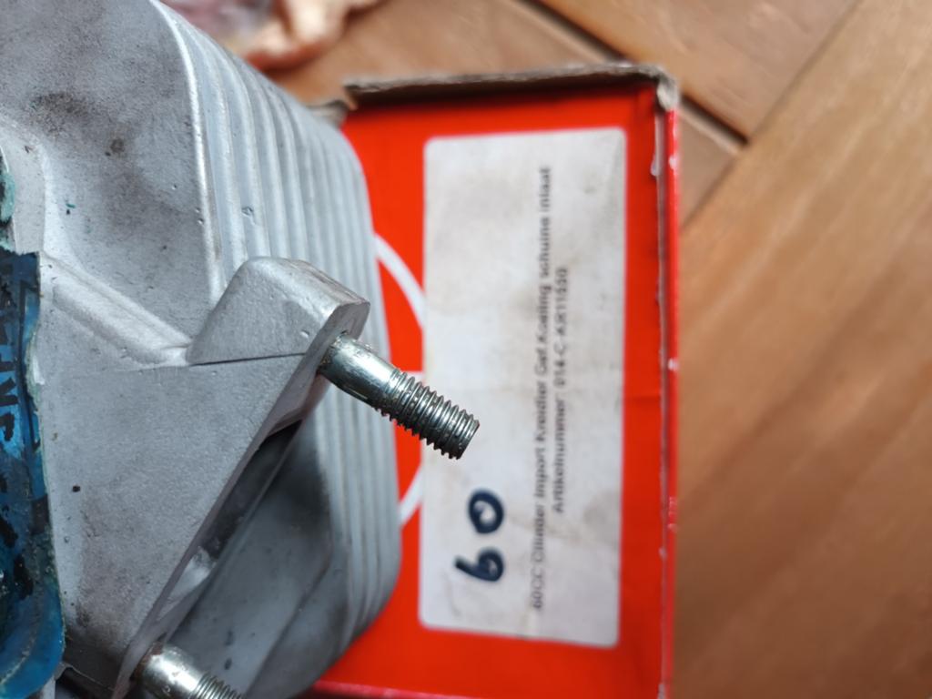 Kreidler cilinder en cilinderkop 60cc, Ophalen of Verzenden, Gebruikt, Cilinder