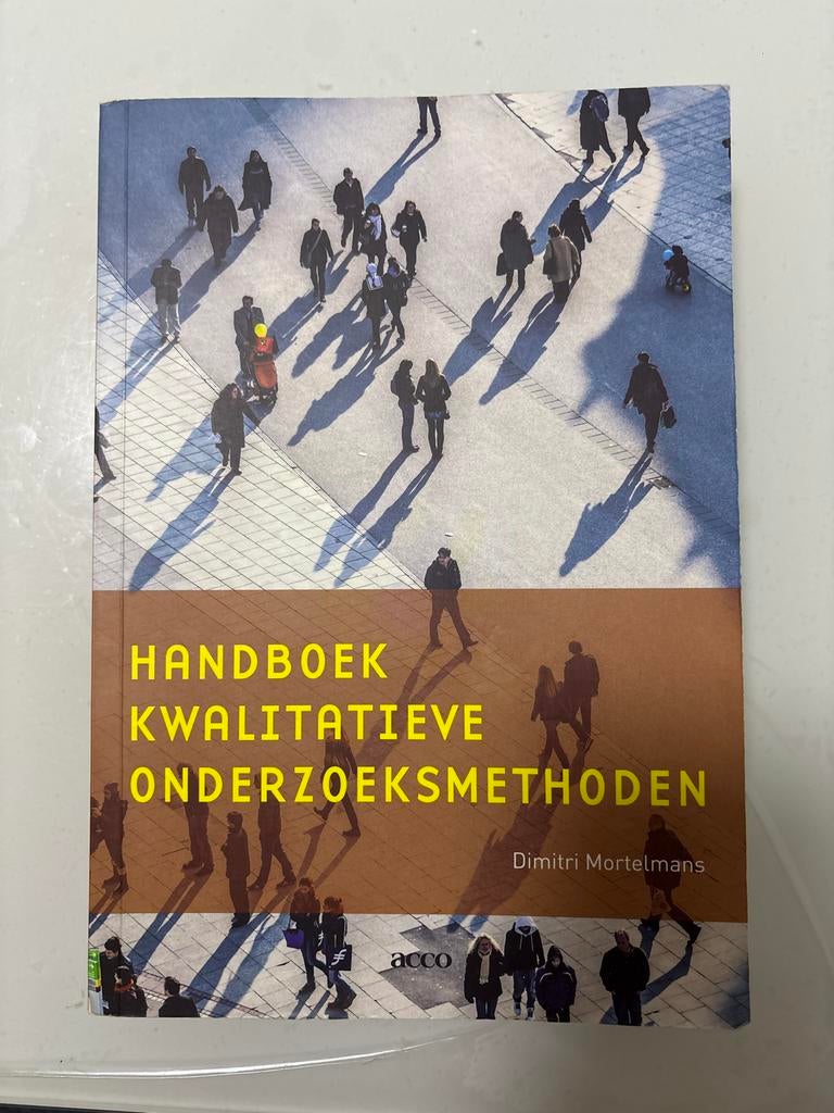 Handboek Kwalitatieve Onderzoeksmethoden, Boeken, Ophalen, Gamma, Zo goed als nieuw, HBO