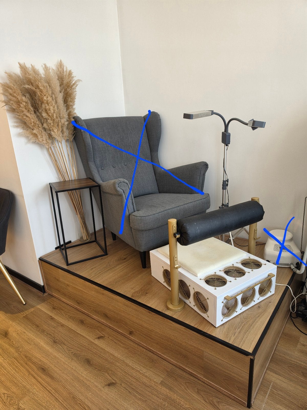 Pedicureplatform en voetsteun - perfect voor salon, Ophalen