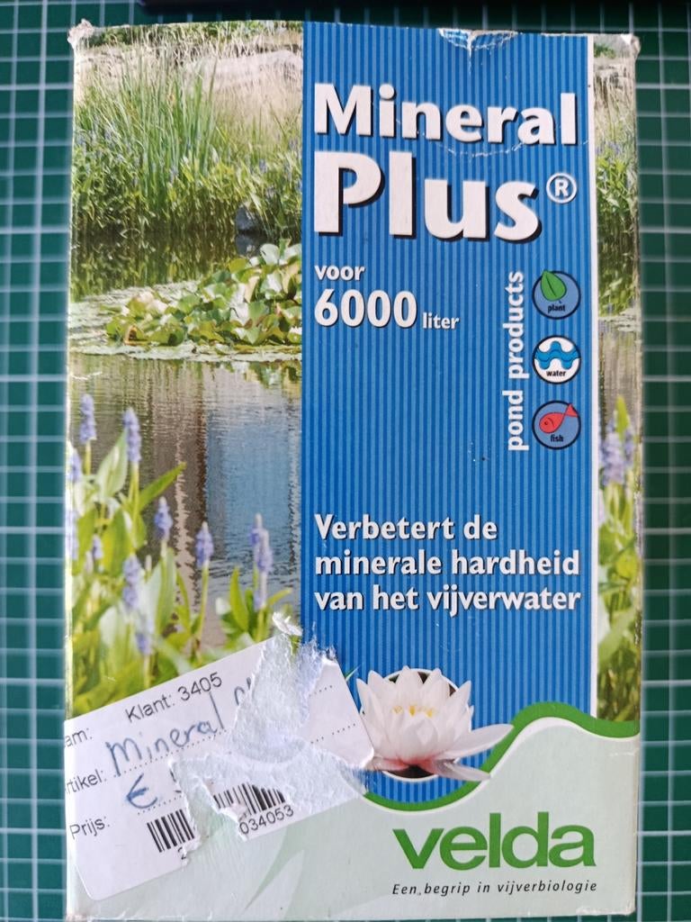 Velda Mineral Plus voor 6000 liter vijverwater, Ophalen of Verzenden, Nieuw, Overige typen