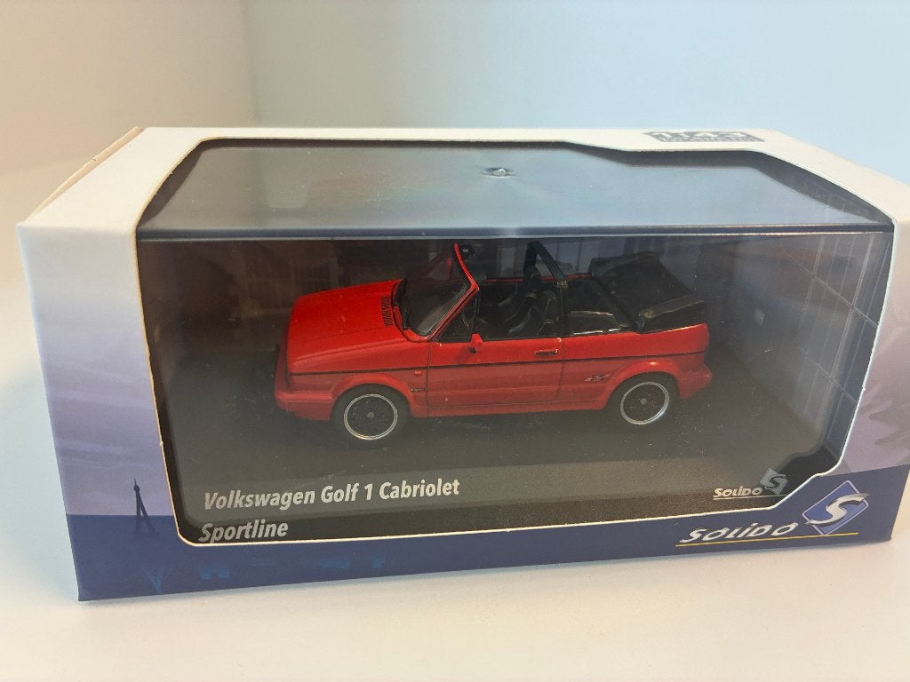 27372: Volkswagen Golf 1 Cabriolet Sportline - 1992 - 1:43, Solido, Auto, Solido, Nieuw