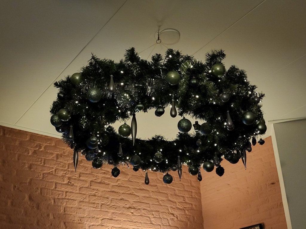Intratuin Colorado kerst krans 90 cm, Ophalen, Zo goed als nieuw
