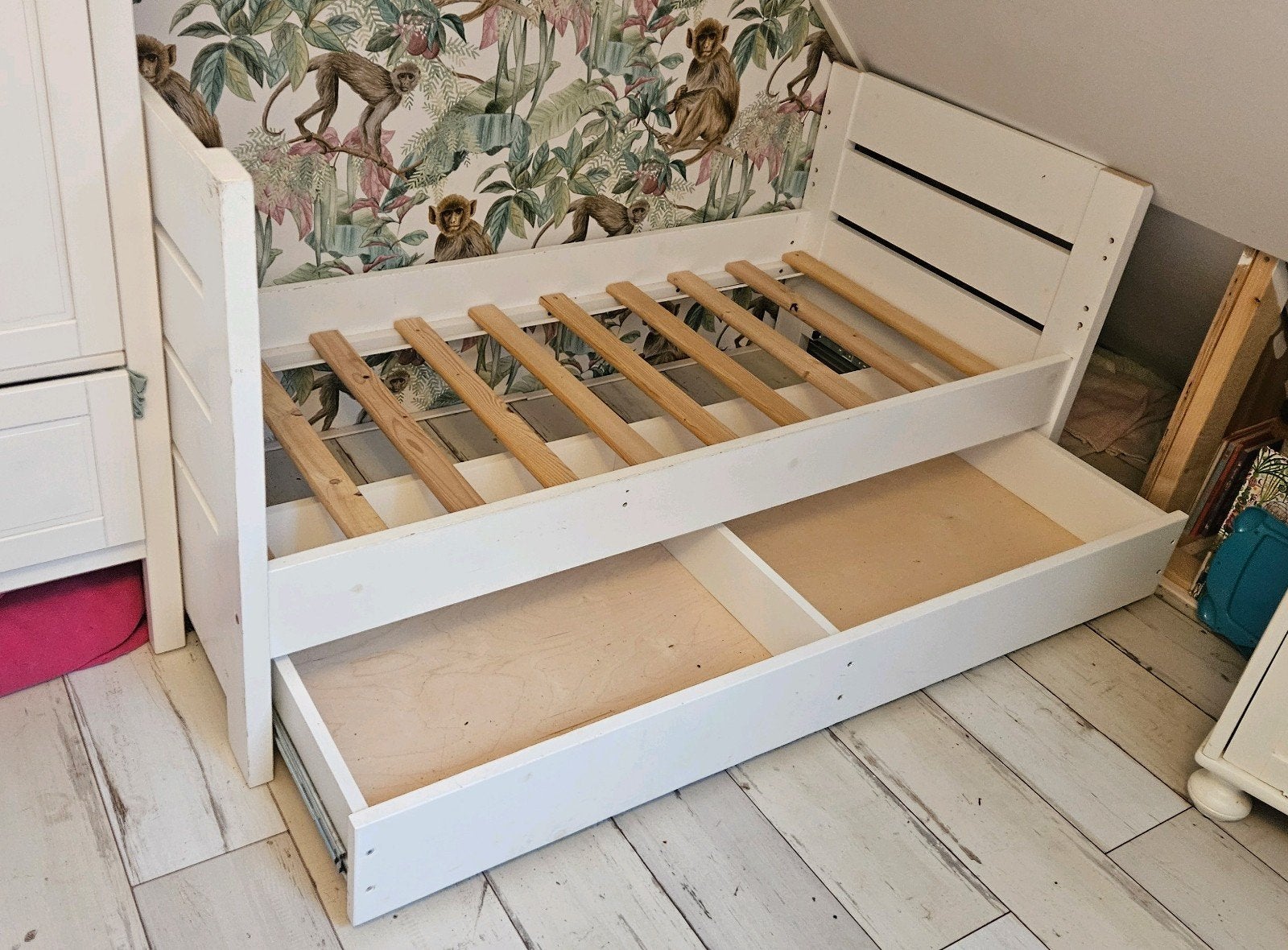 Peuterbed - Rockwood Milly en Mo, Gebruikt, 70 tot 85 cm, 140 tot 160 cm, Ophalen